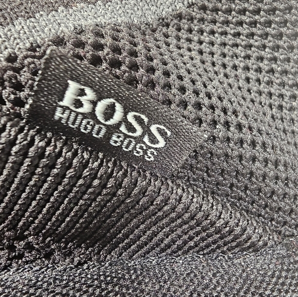 Hugo Boss Homium Slip-On Shoes Knitted Mules Comfort Flats Black Size Eur 41 NEW - Picture 10 of 13